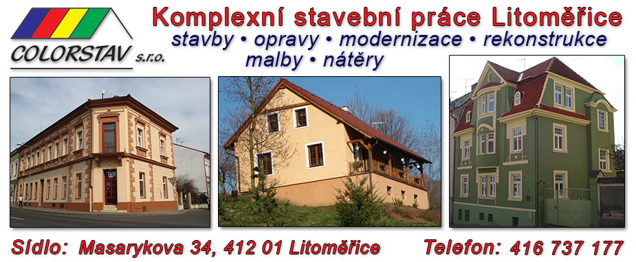 stavební práce Litoměřice