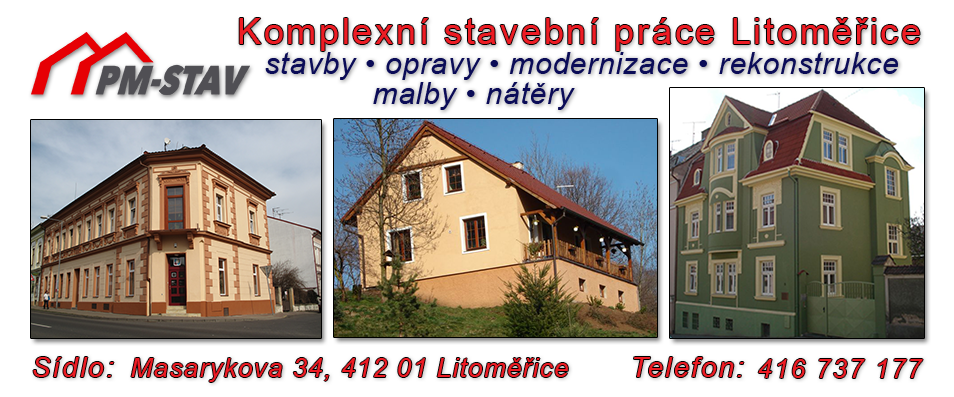 stavební práce Litoměřice
